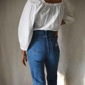 High Waisted Denim Jeans / Summer Jeans